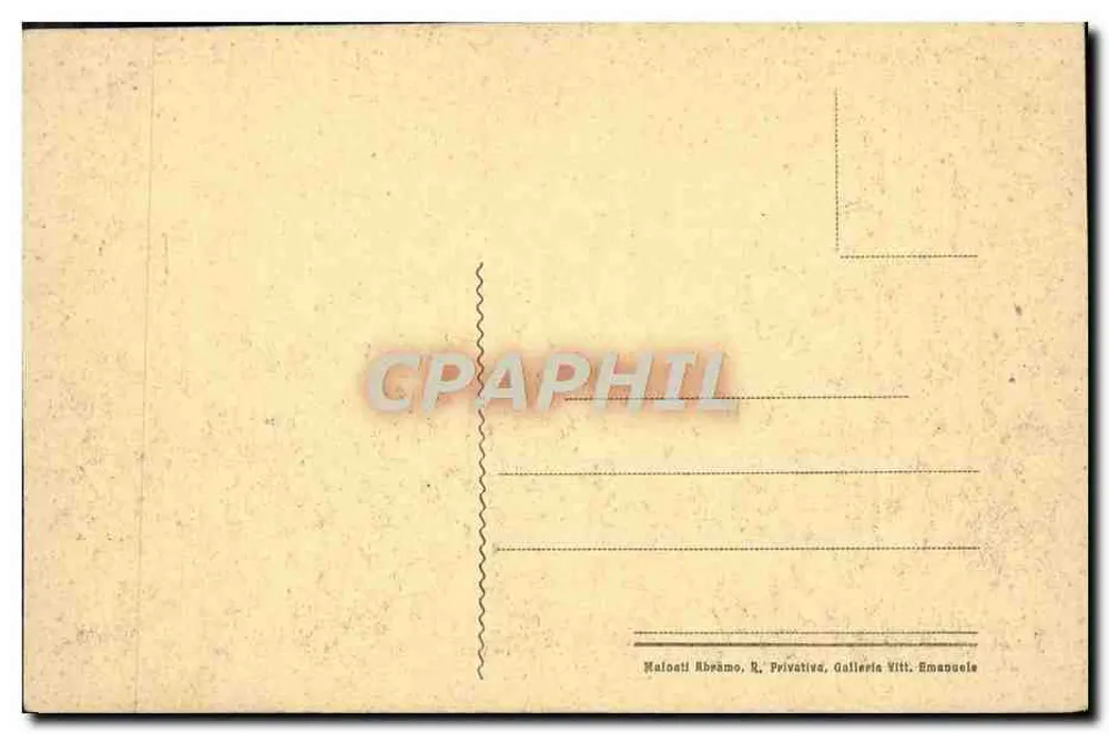 Milan - Church of the Grace — publisher Malonati R. Privativa Galleria Vitt. Emanuele - Back