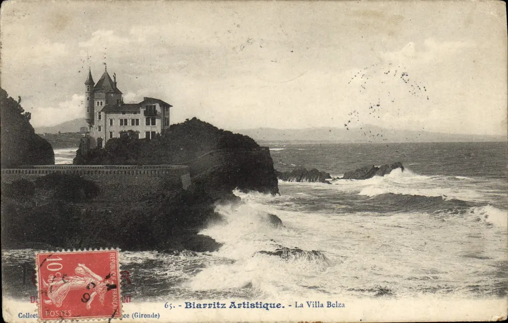 Biarritz Artistique - La Villa Belza — Verlag Collecte, n°65 - Vorderseite
