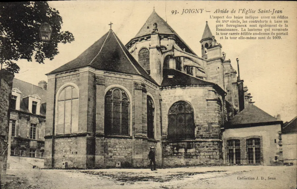 Joigny — Absyda Kościoła św. Jana — Zbiór J. D., Sens - Awers