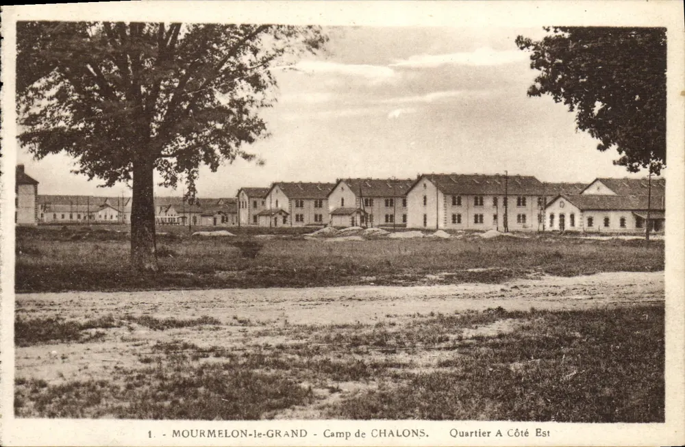 Mourmelon-le-Grand - Camp de Chalons - Quartier A Côté Est - Recto