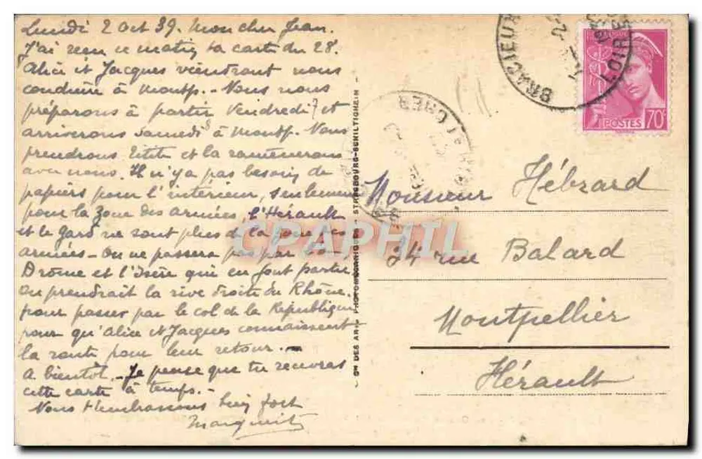 Le Puy - Die Vier Felsen - L'Arbousset - St-Joseph d'Espaly - St-Michel l'Aiguilhe - und Cornelle Notre-Dame de France - Rückseite