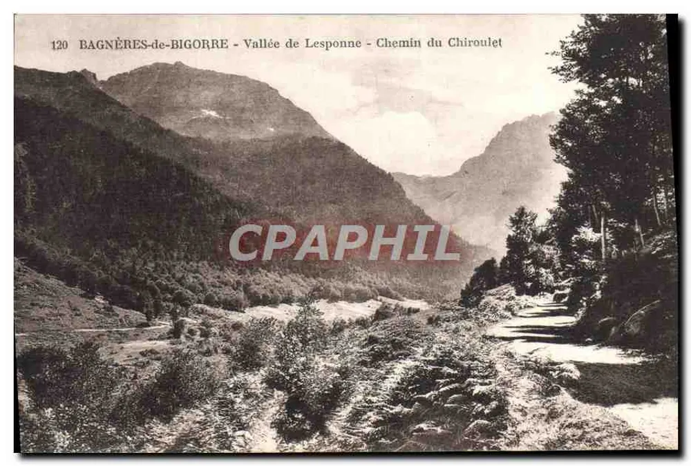 Bagnères-de-Bigorre - Tal der Lesponne - Chiroulet-Pfad - Vorderseite