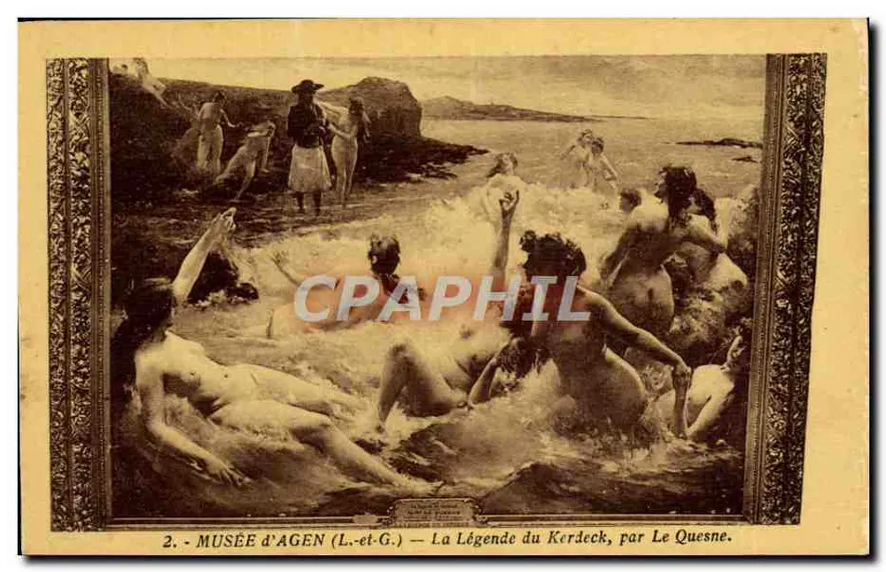 Museu de Agen (L.-et-G.) — A Lenda do Kerdeck, por Le Quesne - Frente
