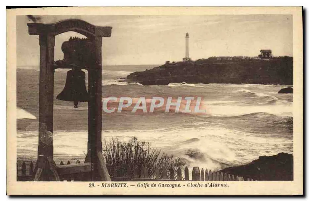Biarritz — Golfe de Gascogne — Cloche d'Alarme - Recto