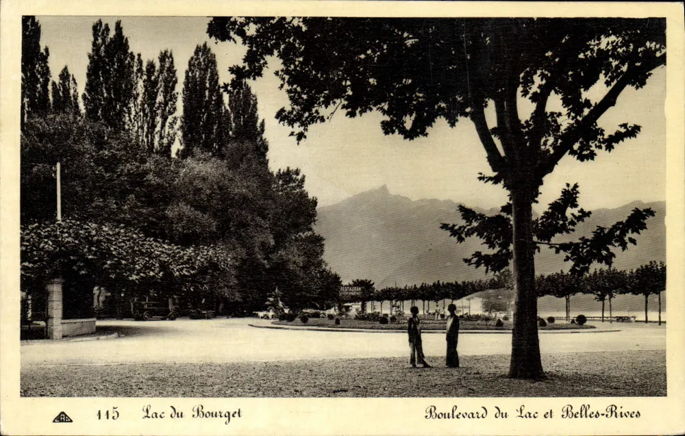 Lac du Bourget — Boulevard du Lac et Belles-Rives — CPAPHIL - Frente