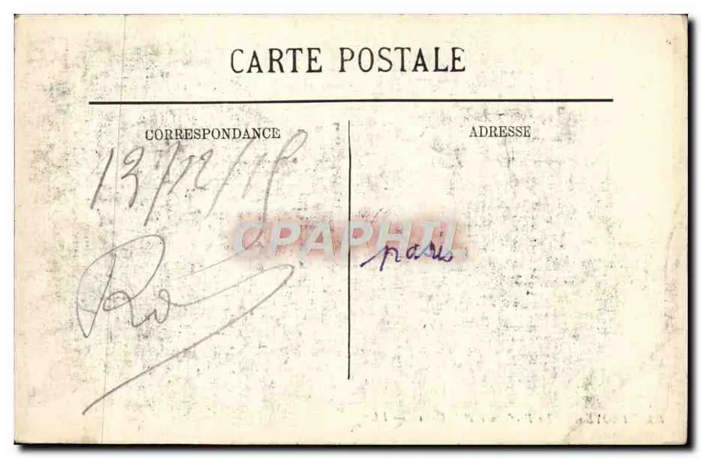 Troyes — De Prefectuur en het Kanaal — LL, n°83 - Achterkant