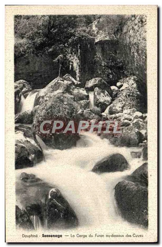Dauphiné - Sassenage — La Gorge du Furon au-dessous des Cuves - Vorderseite