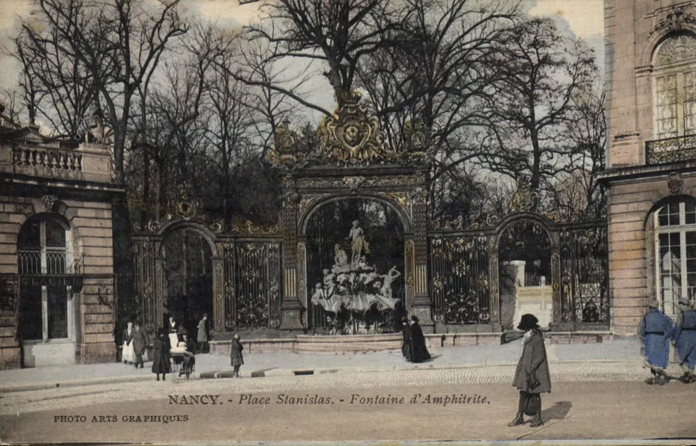 Nancy - Place Stanislas - Fontein van Amfitrite — Foto Arts Graphiques - Voorkant