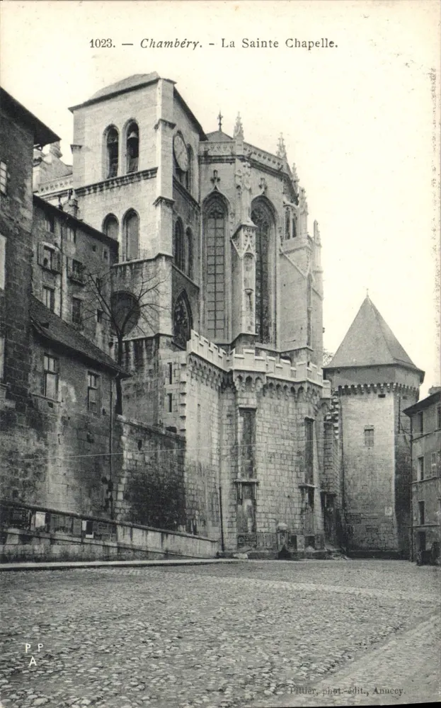 Chambéry — A Santa Capela — Piltier, fot.-edit., Annecy, n° 1023 - Frente