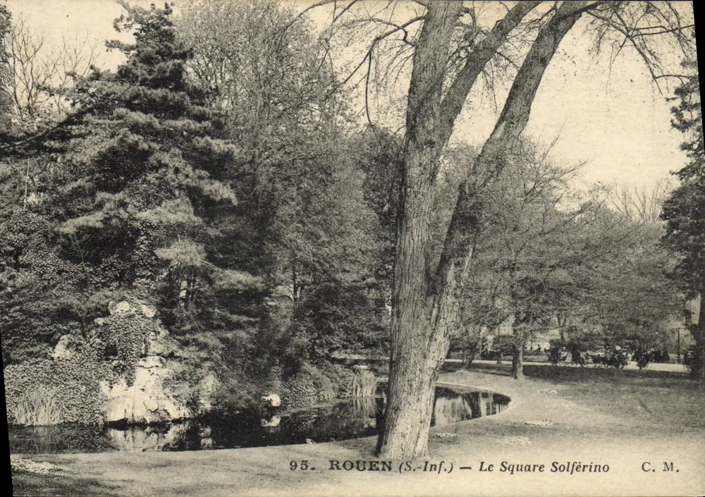 Rouen (S.-Inf.) — O Square Solferino — C. M. n°95 - Frente