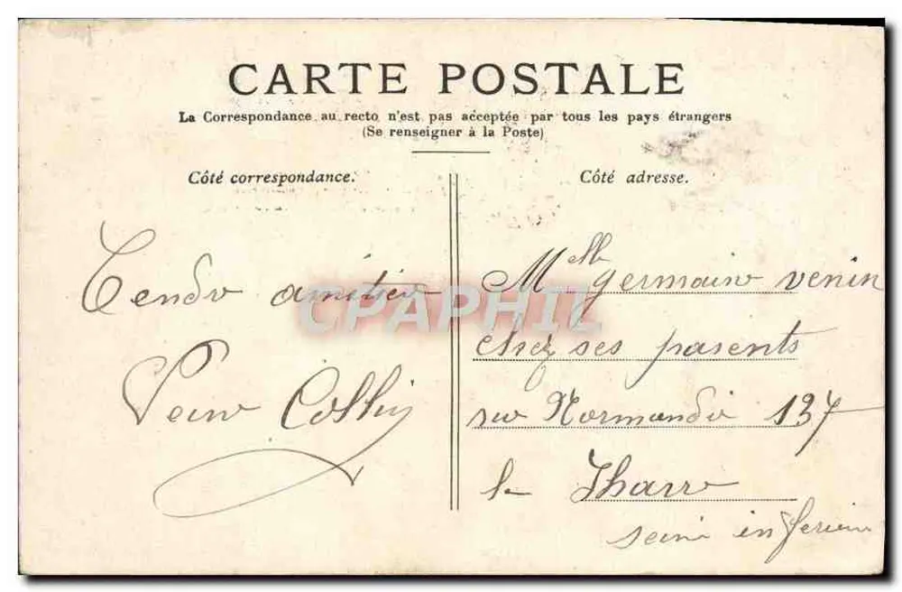 PARIS — Le Petit Palais — éditeur TIERIER - Verso