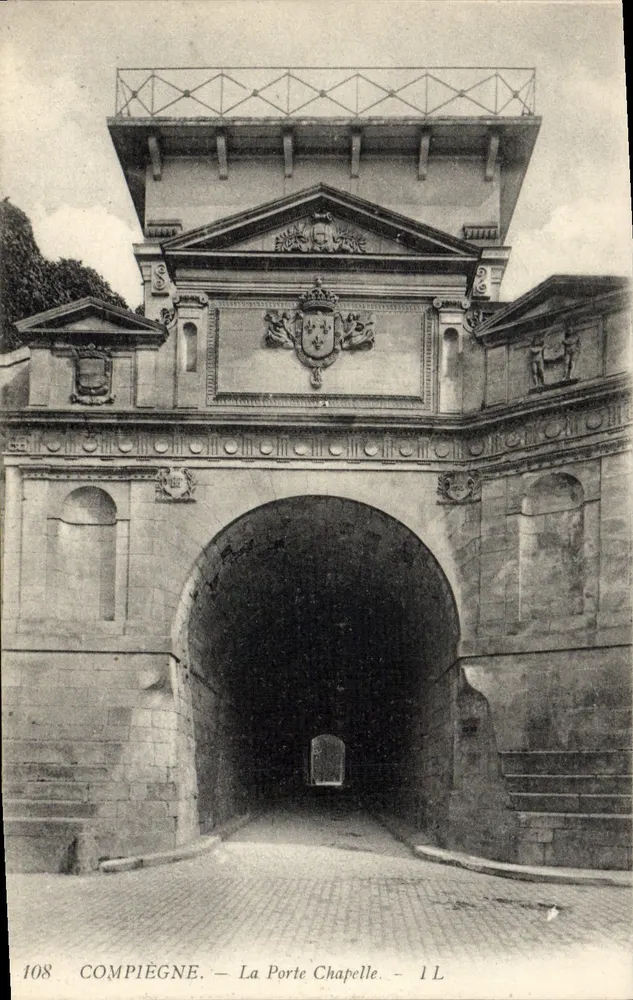 Compiègne — A Porta Chapelle — editor 1L, n° 108 - Frente