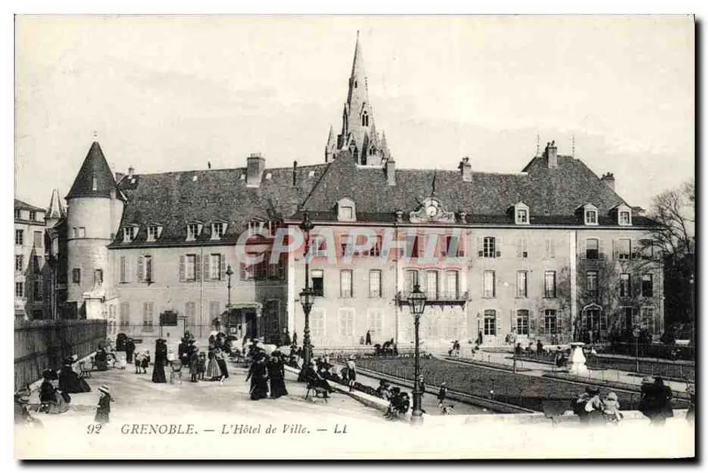 Grenoble — O Hotel de Ville — Graphphil, n° 92 - Frente