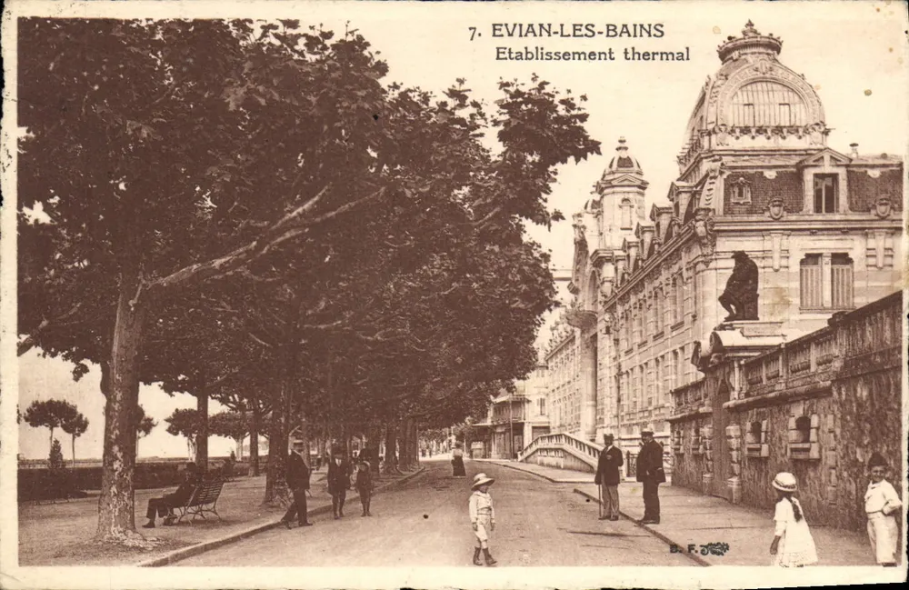 Evian-les-Bains — Estabelecimento termal — B.F. n°7 - Frente
