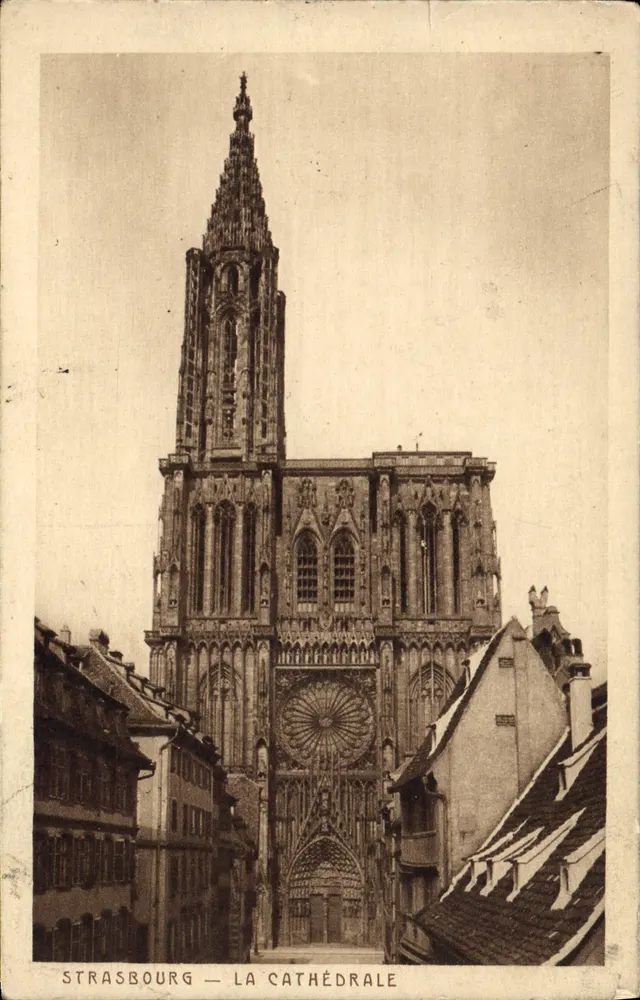 Estrasburgo — A Catedral — Braun & Cie, Imp. e Ed. - Frente