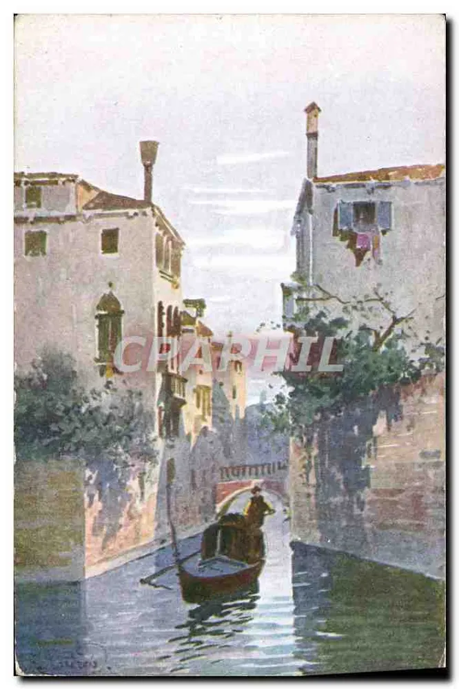 Veneza — Canal de Rio San Canciano — editor desconhecido, n° de série 2591-6 - Frente