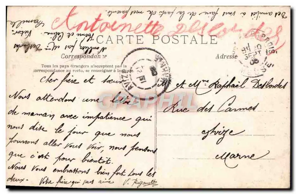 Les Cerises — Verlag Paris, Seriennummer nicht sichtbar - Rückseite