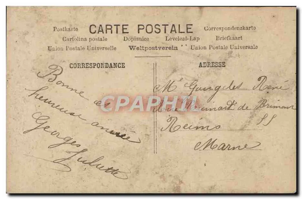 Junge Frau in Pelzjacke — Schnee — H.K.C. n° 5216 — 5-Cent grüner Stempel - Rückseite