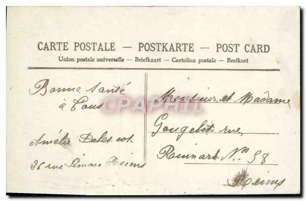 Frau in weißem Kleid mit Blumen — AÉRO, n° 530 - Rückseite