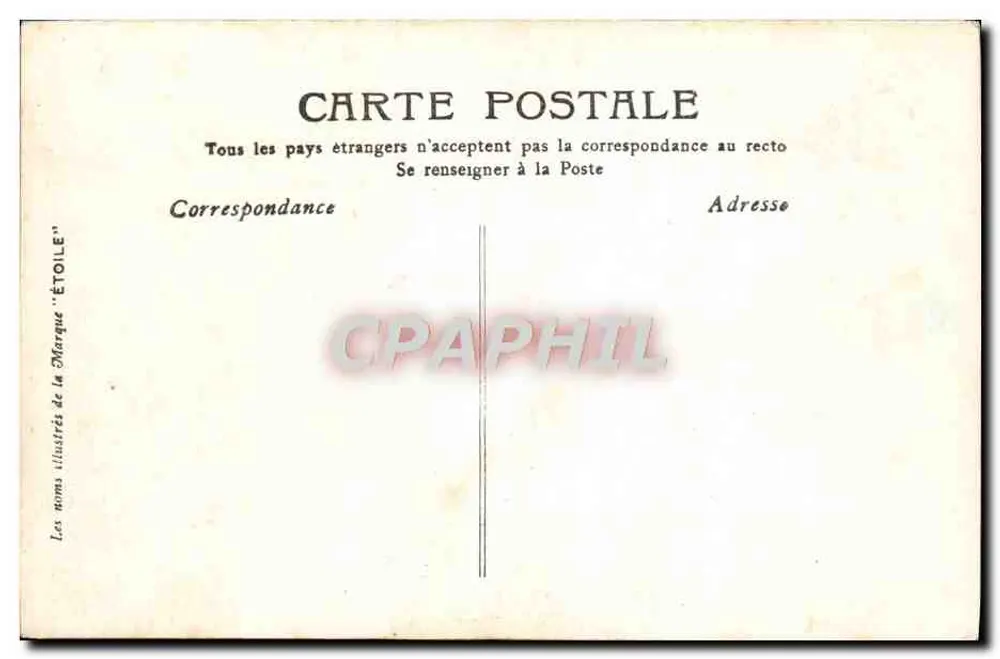 Dénise — Markenlabel — Étoile - Rückseite