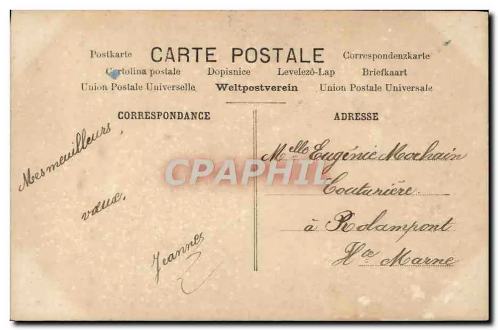Frau in Abendkleid — Frohe Geburtstagsgrüße — AF, n° 624 - Rückseite