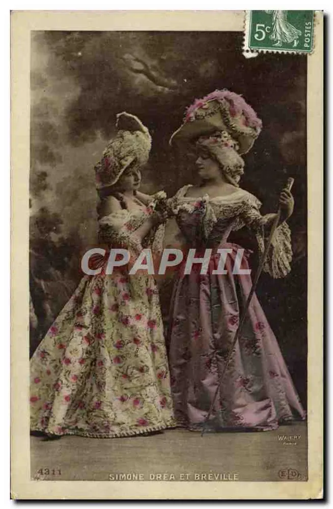 Simone Drea und Breville — Bühnenphotographie — Walery, Paris, n° 4311 - Vorderseite