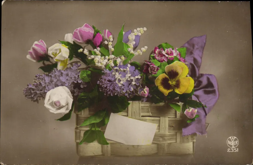 Arranjo de flores — NDER £351 — editor NDER - Frente