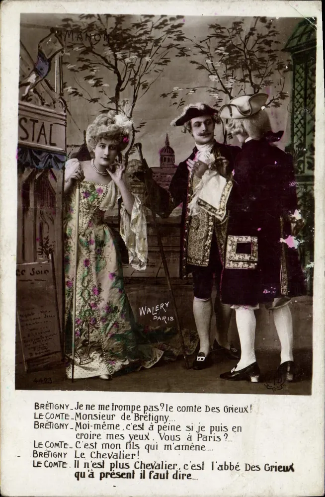 Theaterszene — Ausschnitt aus 'Le Cid' — Verlag Walery, Paris, Nr. 4423 - Vorderseite