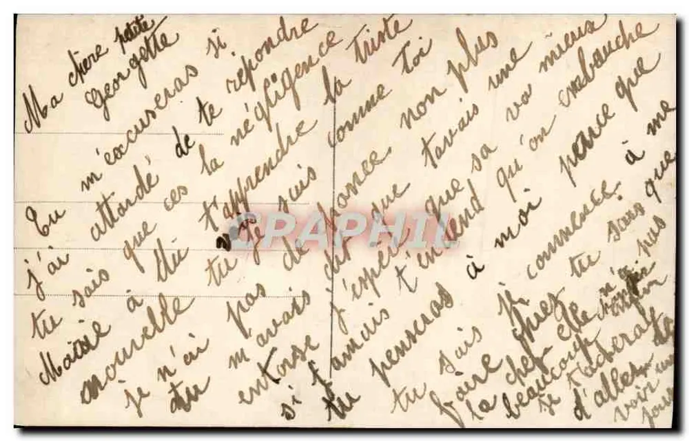 Liebespaar — Küstenlandschaft mit Leuchtturm — Verlag Noyer, n° 1337 - Rückseite
