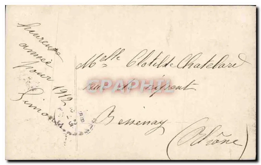 Liebende Paare — Park-Szene — Verlag Bellone, n° 4069 - Rückseite