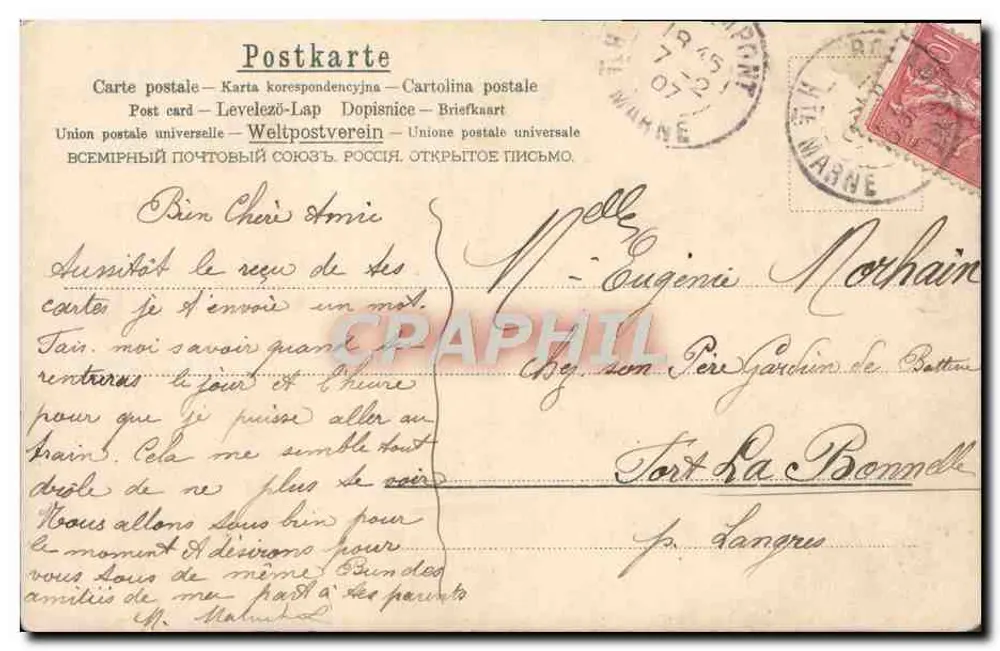 Arranjo de margaridas — A.Z.M. N° 130 — editor A.Z.M. - Verso