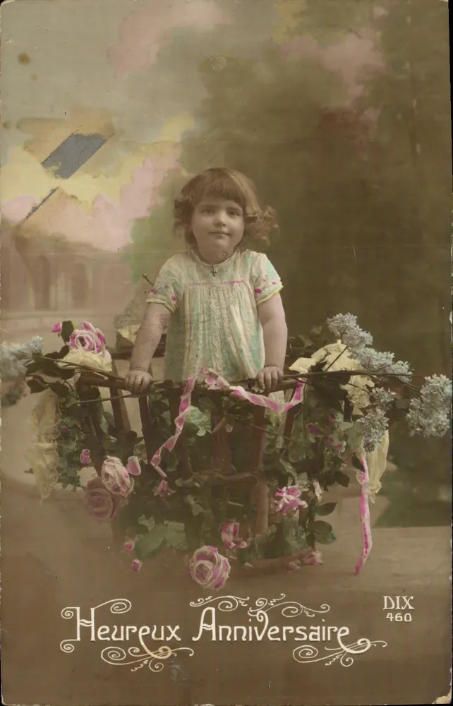 Menina pequena — Aniversário — DIX 460 - Frente