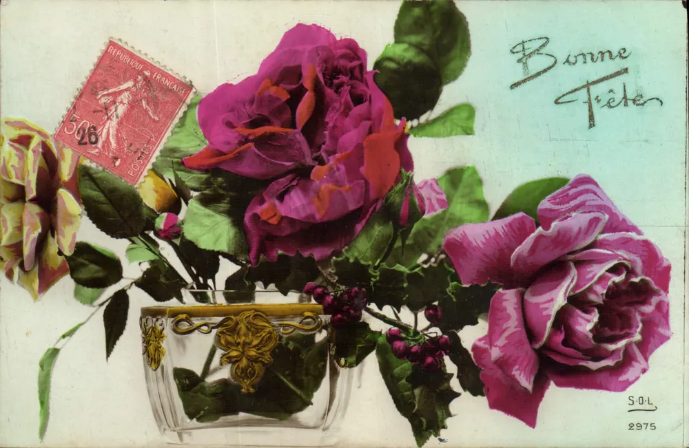 Bouquet de roses — S.O.L. 2975 — S.O.L. - Frente