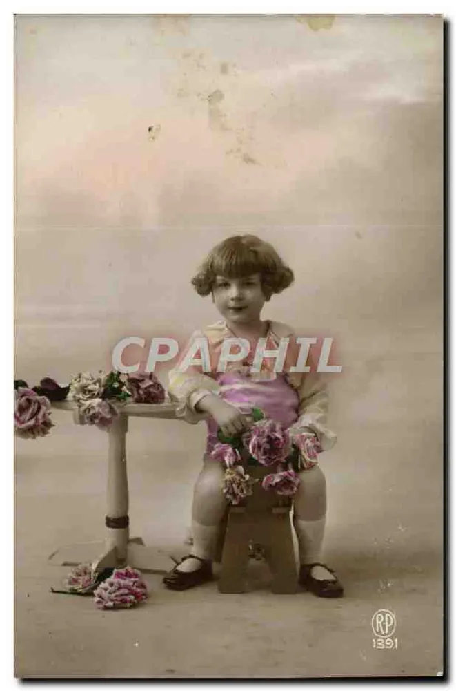 Menina com rosas — RP 1391 — RP - Frente