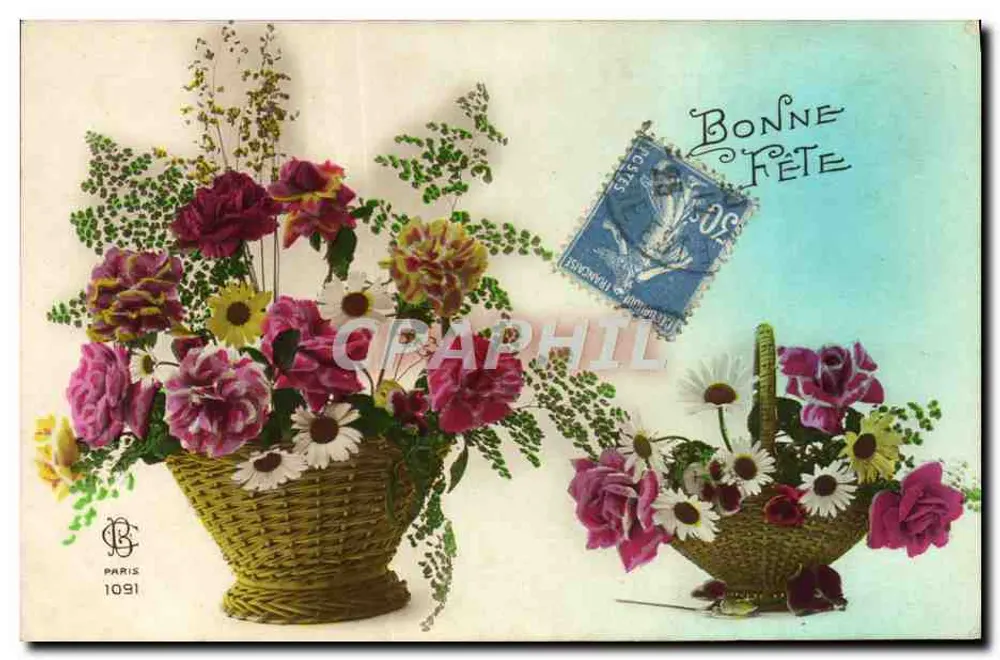 Buquês de flores — Paris 1091 — Editor Paris 1091 - Frente
