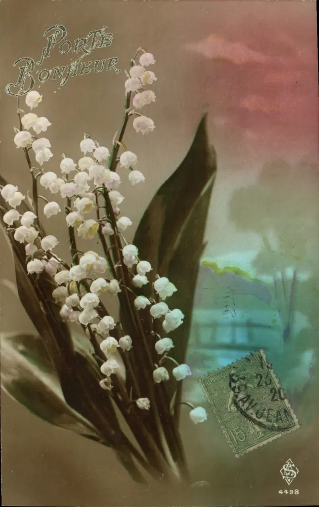 Lilien des Feldes — Porte Bonheur — Verlag Savjean, Nr. 4498 - Vorderseite
