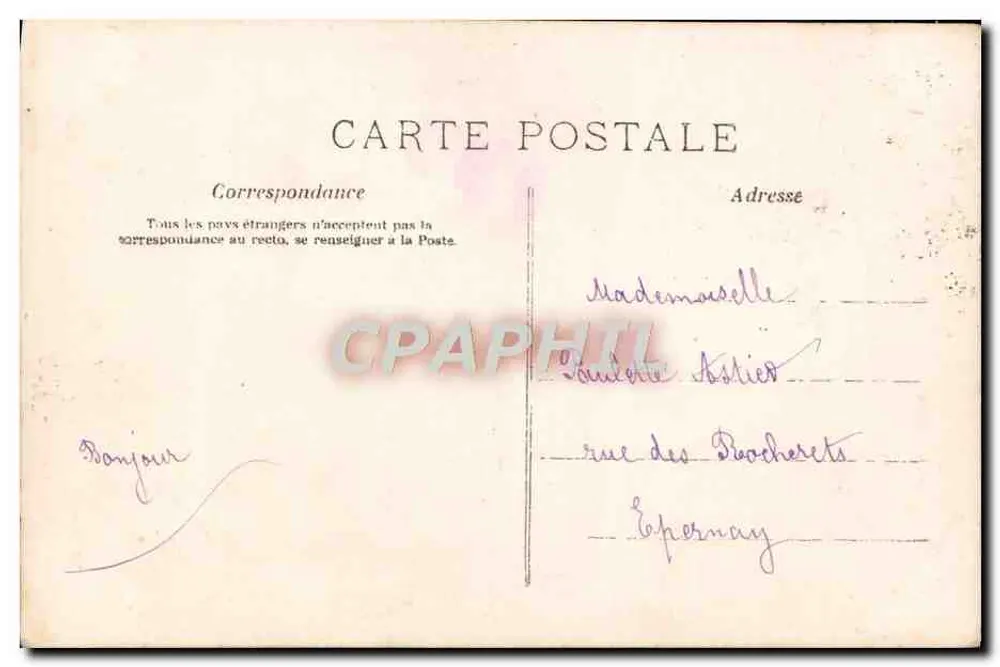 Porträtsucher — Engel und Frau — AN PARIS n°386 - Rückseite
