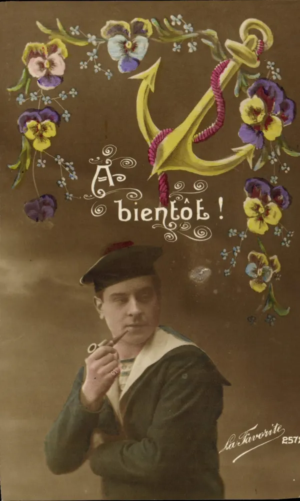 Matrose in Uniform — Bis bald! — La Favorite, n° 8571 - Vorderseite