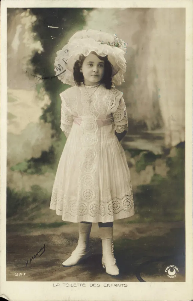 A roupa dos filhos — Crègisant Paris n°3717 - Frente