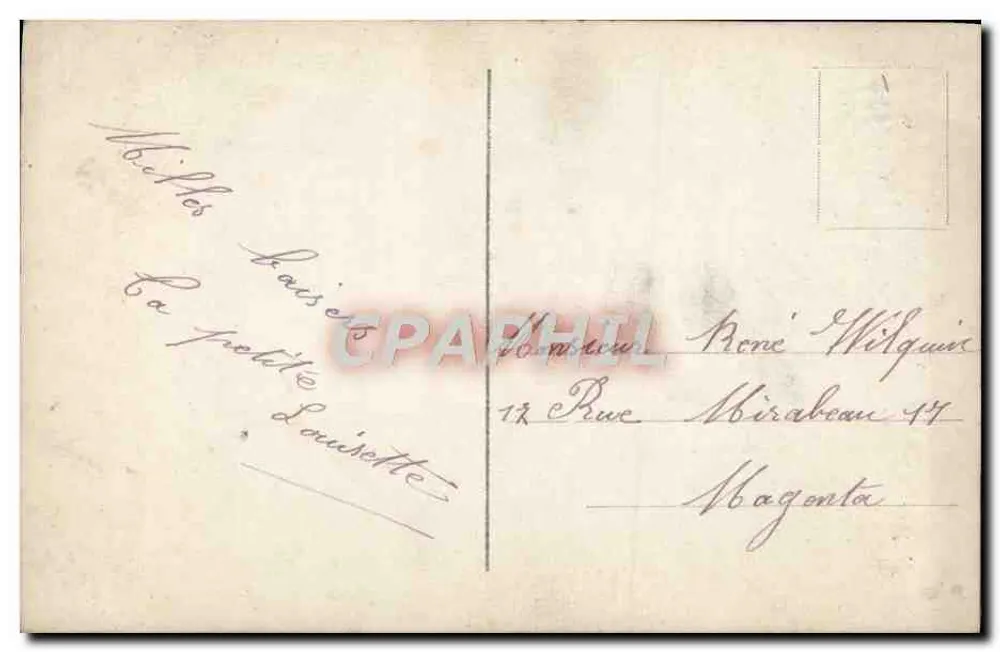 Junge Frau in einem Kleid im Stil von 1910 — Regina — Nr. 29 - Rückseite