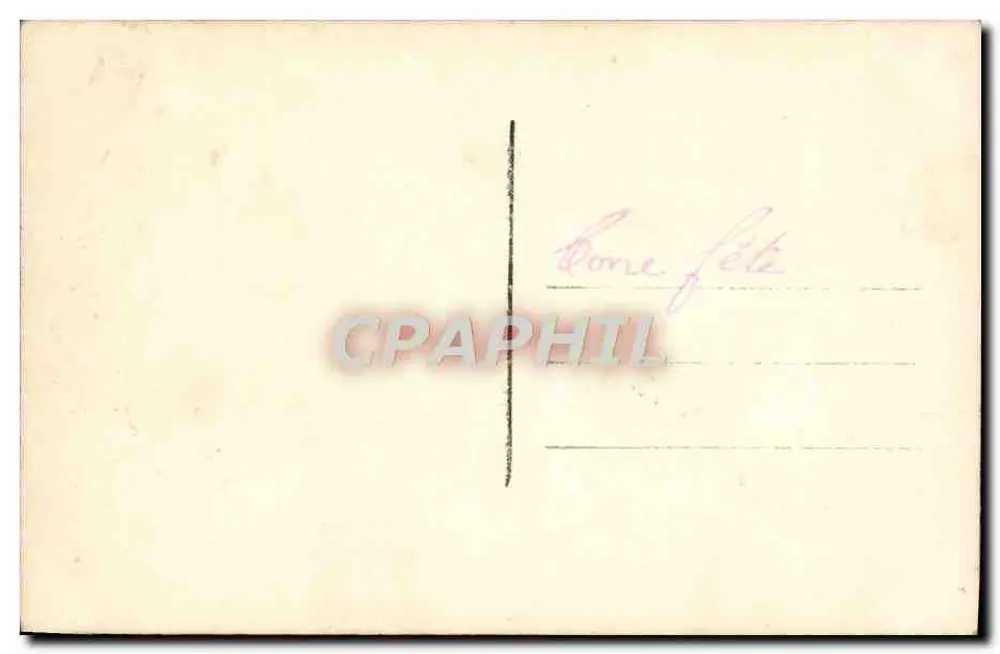 Jovem mulher com chapéu — Boa Festa — DIX PARIS 1155/1 - Verso