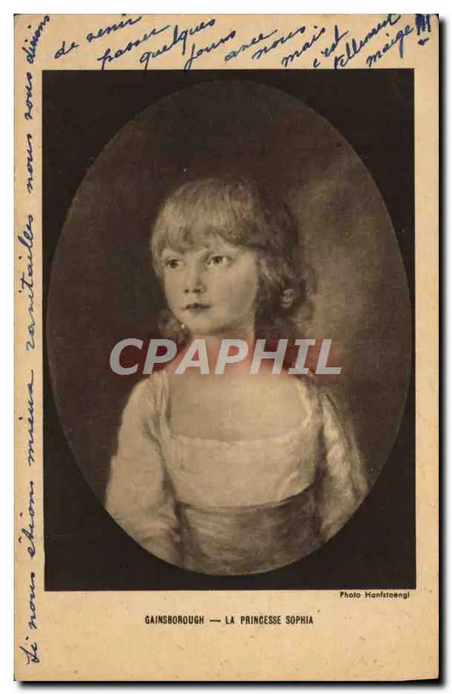 Gainsborough — Prinzessin Sophia — Photo Hanfstaengl - Vorderseite
