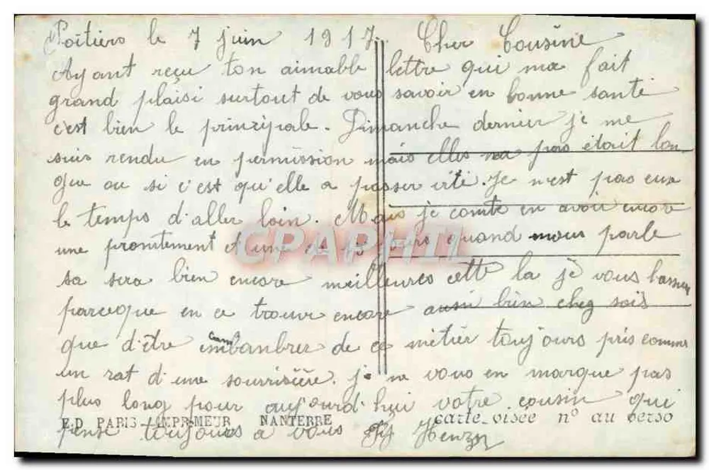 Jeune couple en tenue de soirée — scène intérieure avec colonnes — éditeur Yvichard, n° 7525 - Rückseite
