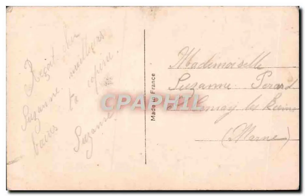 Couple amoureux — scène de jardin — éditeur R.A.S. NOJER n° 1741 - Rückseite