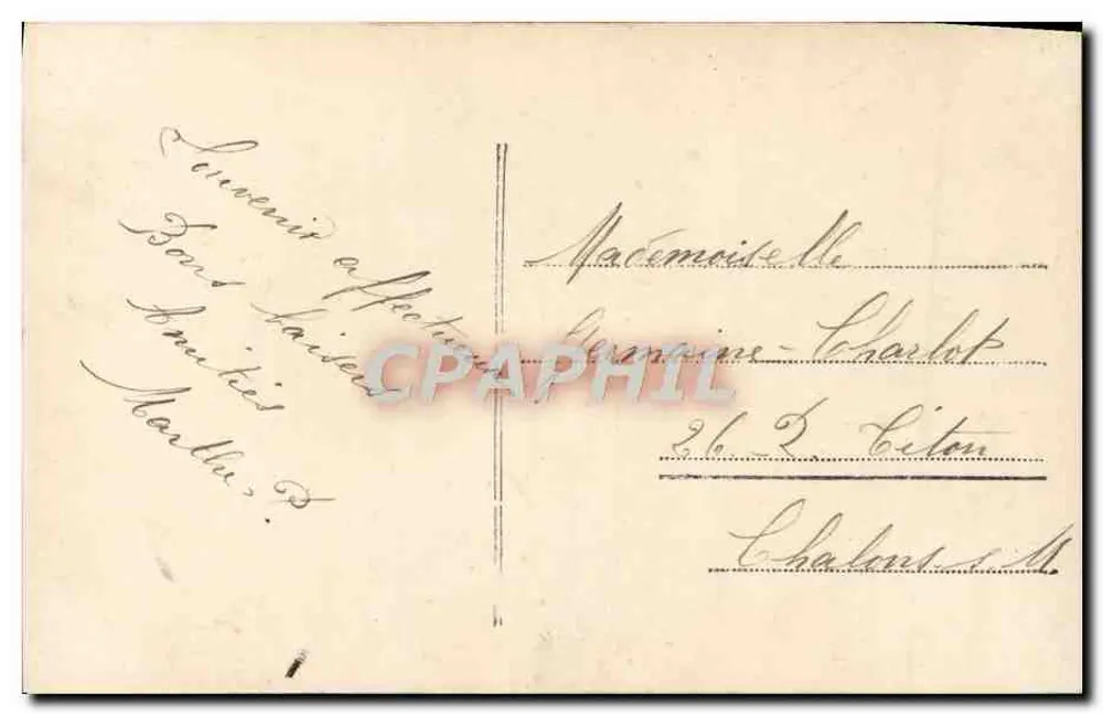 Junge Frau in geschmücktem Kleid — Portrait — unbekannter Verlag, Nr. 406 - Rückseite