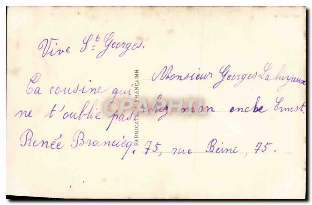 Junge Frau in einem gestreiften Kleid — mit Rosen — veröffentlicht von Furia, n° 446 - Rückseite
