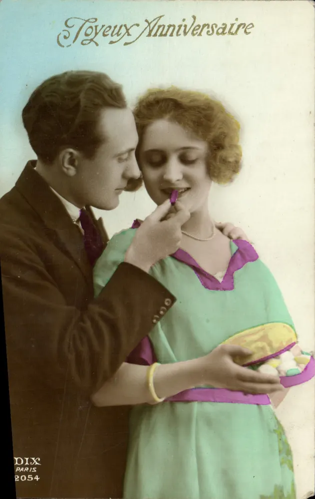 Festliche Paare — Geburtstag — Dix Paris 2054 - Vorderseite