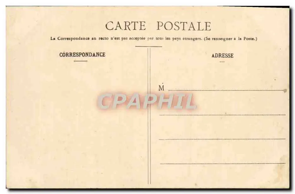 Die Liebe als Anwalt — Liebesgedicht — Phototype bei Bearret & Cie, Nancy - Rückseite