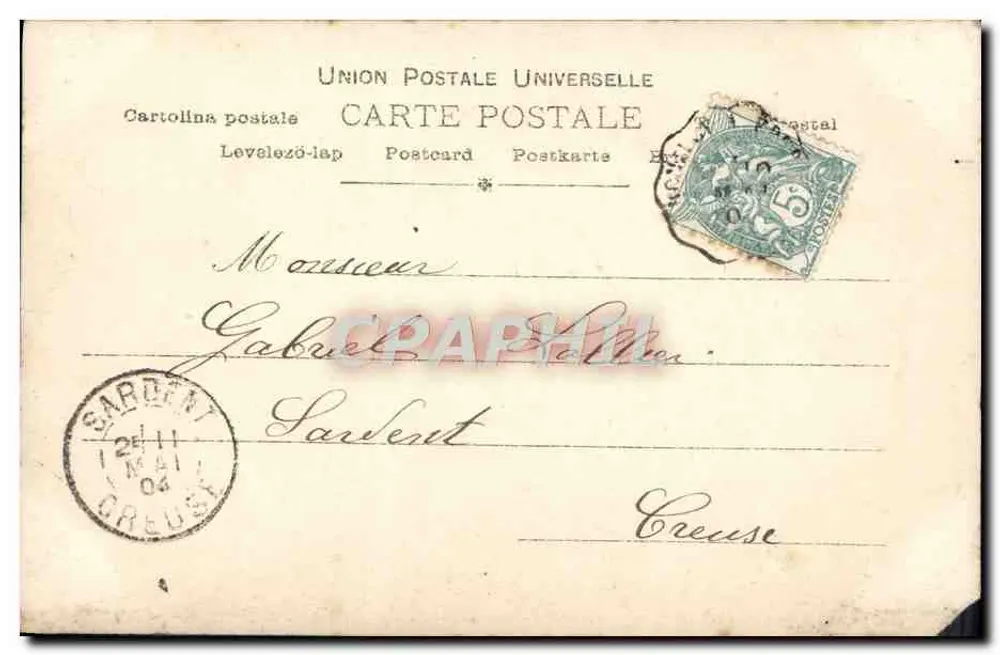 Madame Becot Bignin — Chavita, Tänzerin in weißem Kleid — K.F. Verlag PARIS, n° 90/52 - Rückseite