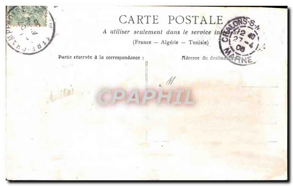 Die Muse — Freude verbreiten umher — P.S. Paris - Rückseite